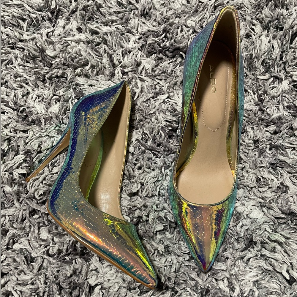 Aldo Holographic Heels